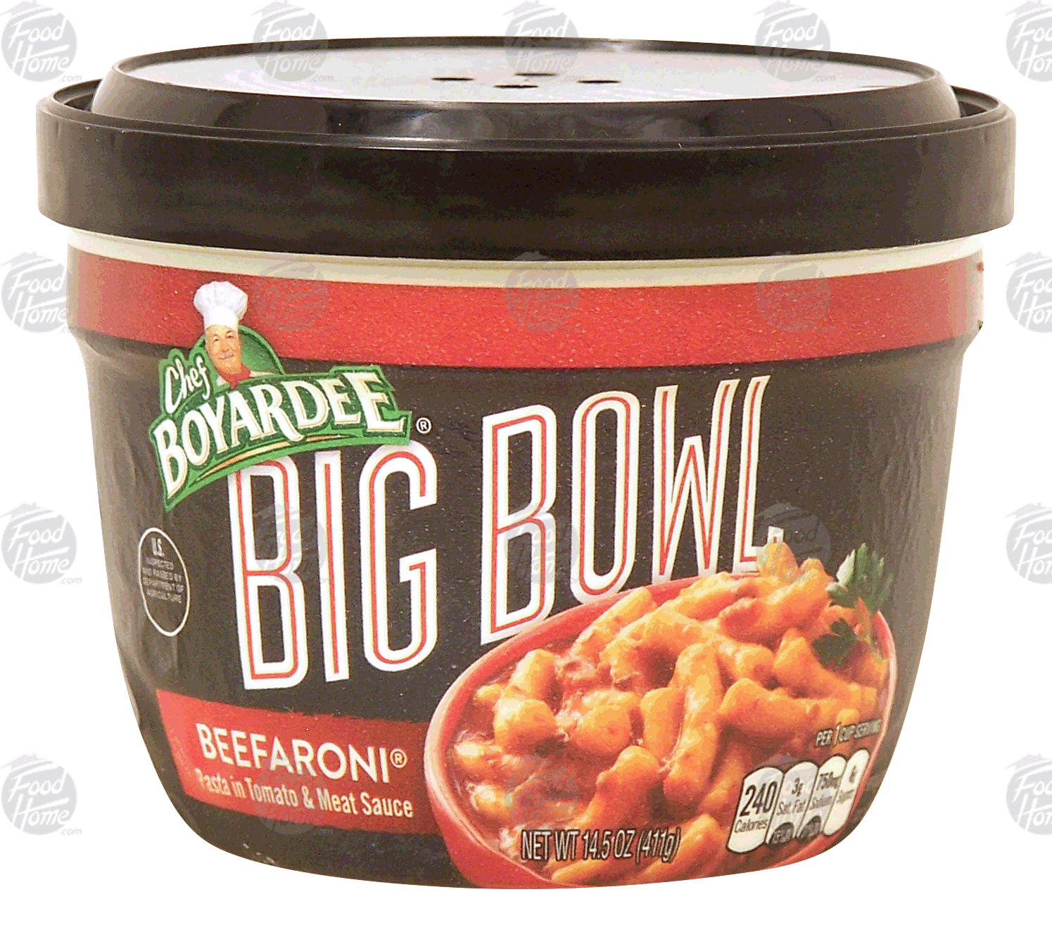 Chef Boyardee Beefaroni Macaroni w/Beef In Tomato Sauce Big Size Bowl Full-Size Picture